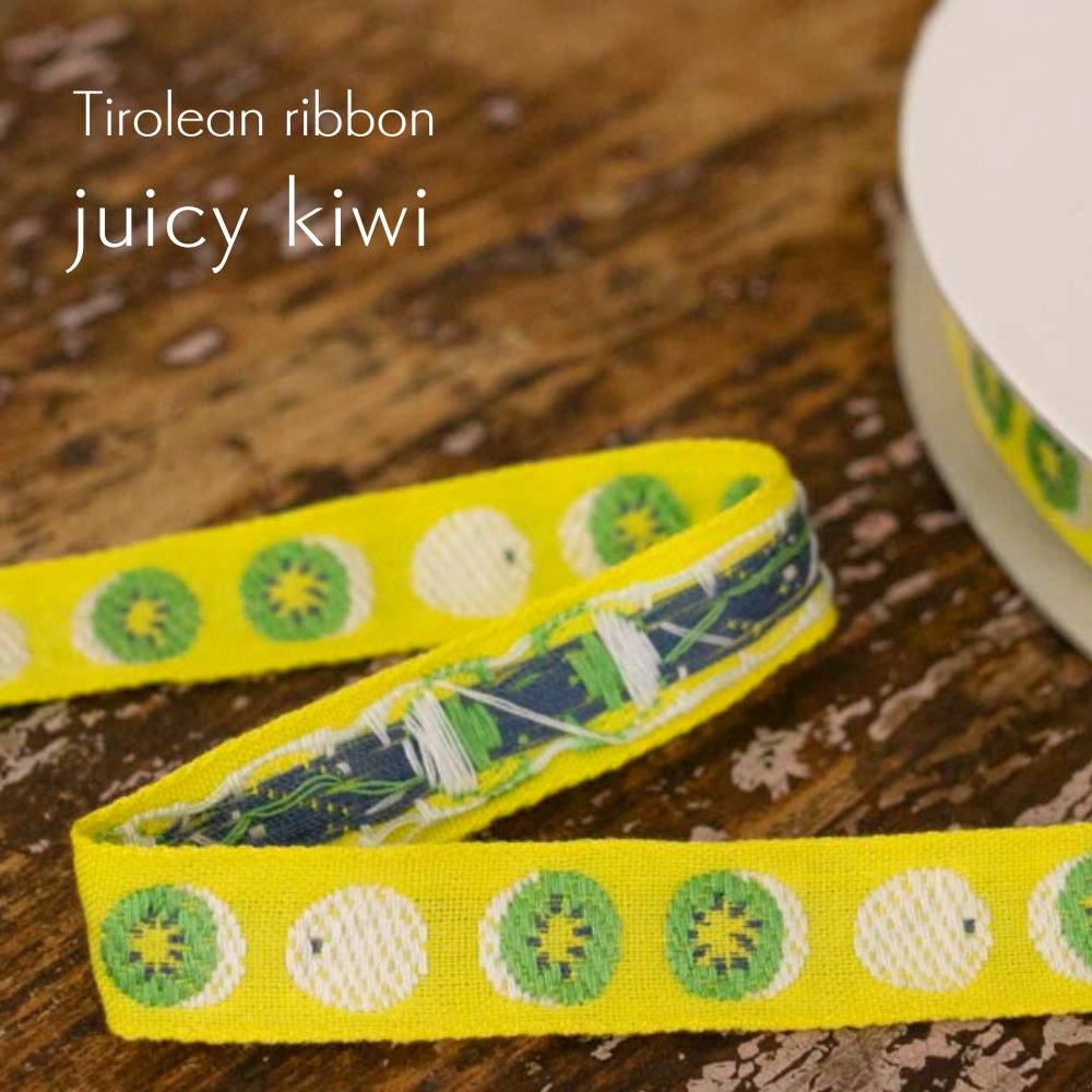[ ꥢܥ ] 塼ʥTirolean ribbonjuicy kiwiå饤॰꡼R152-12