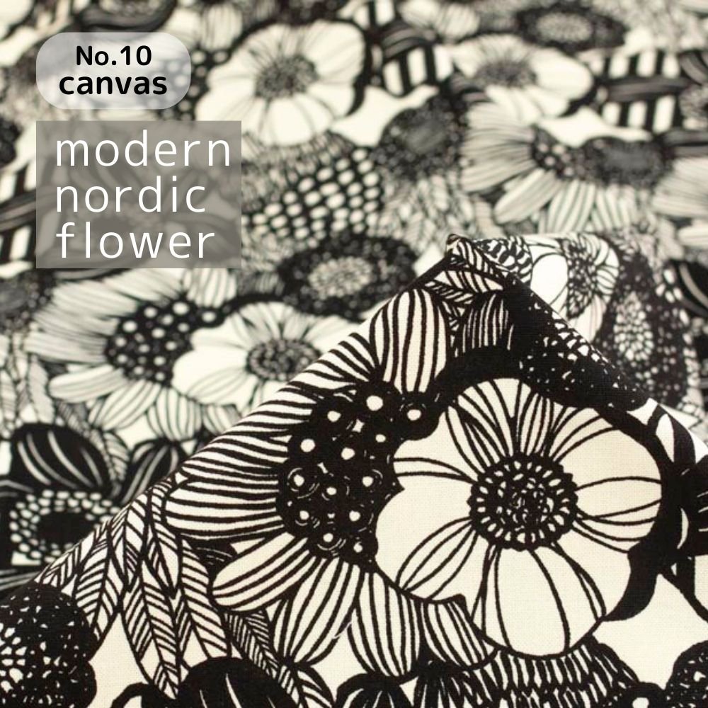 [ åȥ󥭥Х ] ΥǥåեNo.10 canvasmodern nordic floweråΥ8260-1