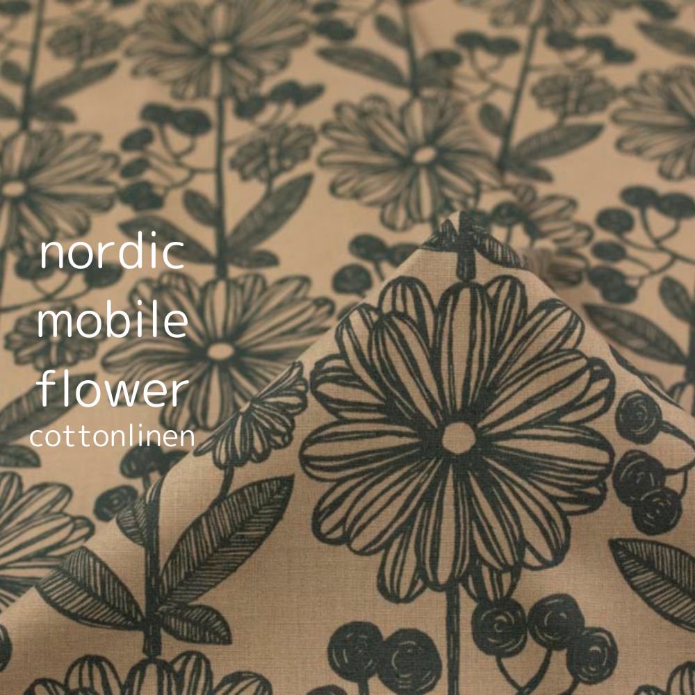 [ åȥͥ ] Υǥ ե ӡNordico flower  mobilesååȥͥ󥷡󥰡å⥫9009-3