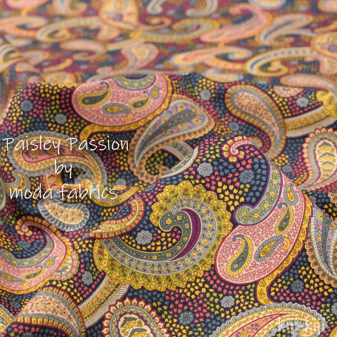 [ USAåȥ ] Paisley Passion by moda fabricsåڥ꡼ѥååե֥ååޥ9036-1