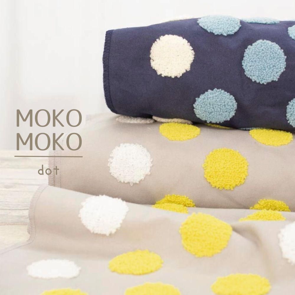 タフティング風刺繍」 MOKO MOKO フラワースクエア｜embroidery