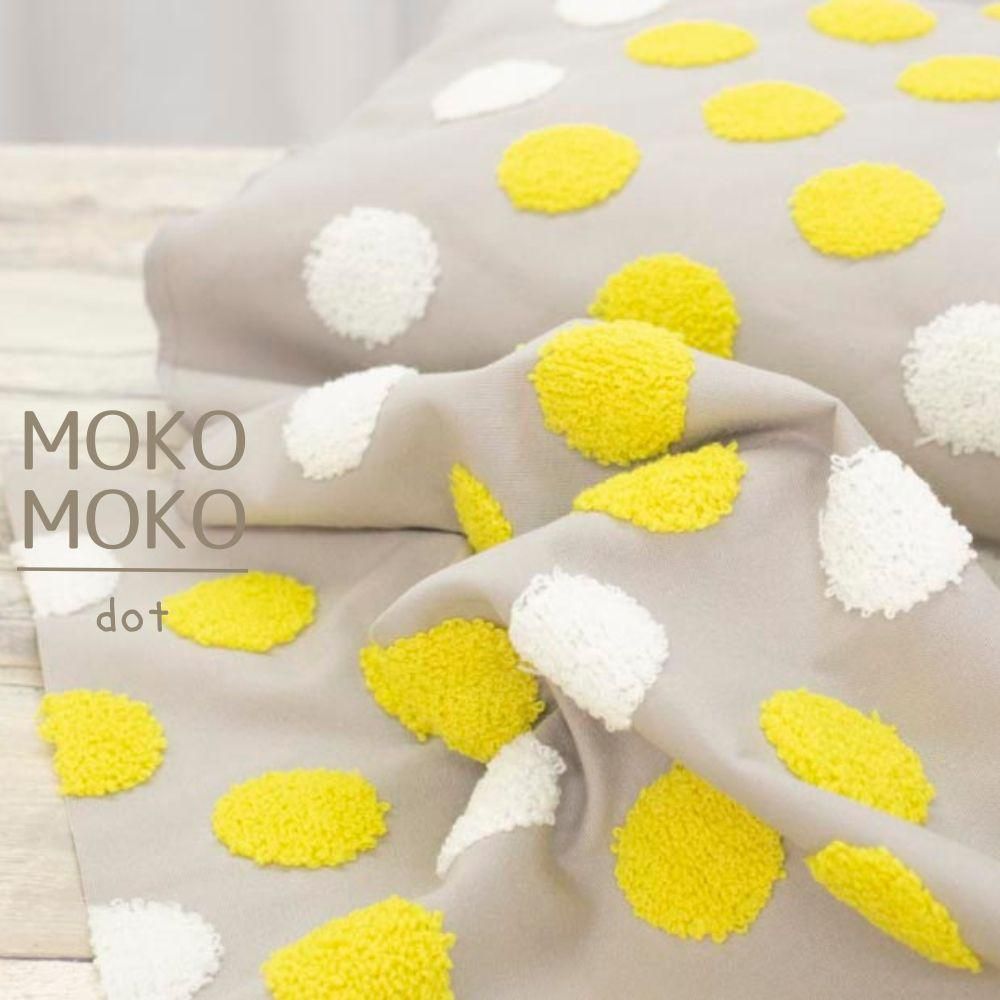 タフティング風刺繍」 MOKO MOKO フラワースクエア｜embroidery