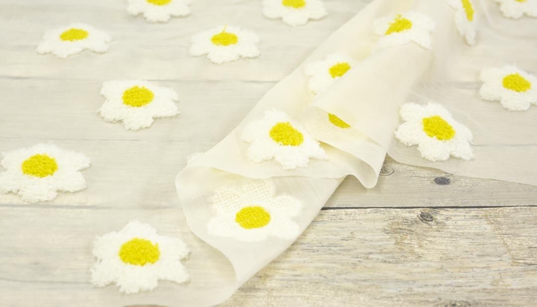 タフティング風刺繍] MOKO MOKO flower｜Embroidery｜モコモコフラワー