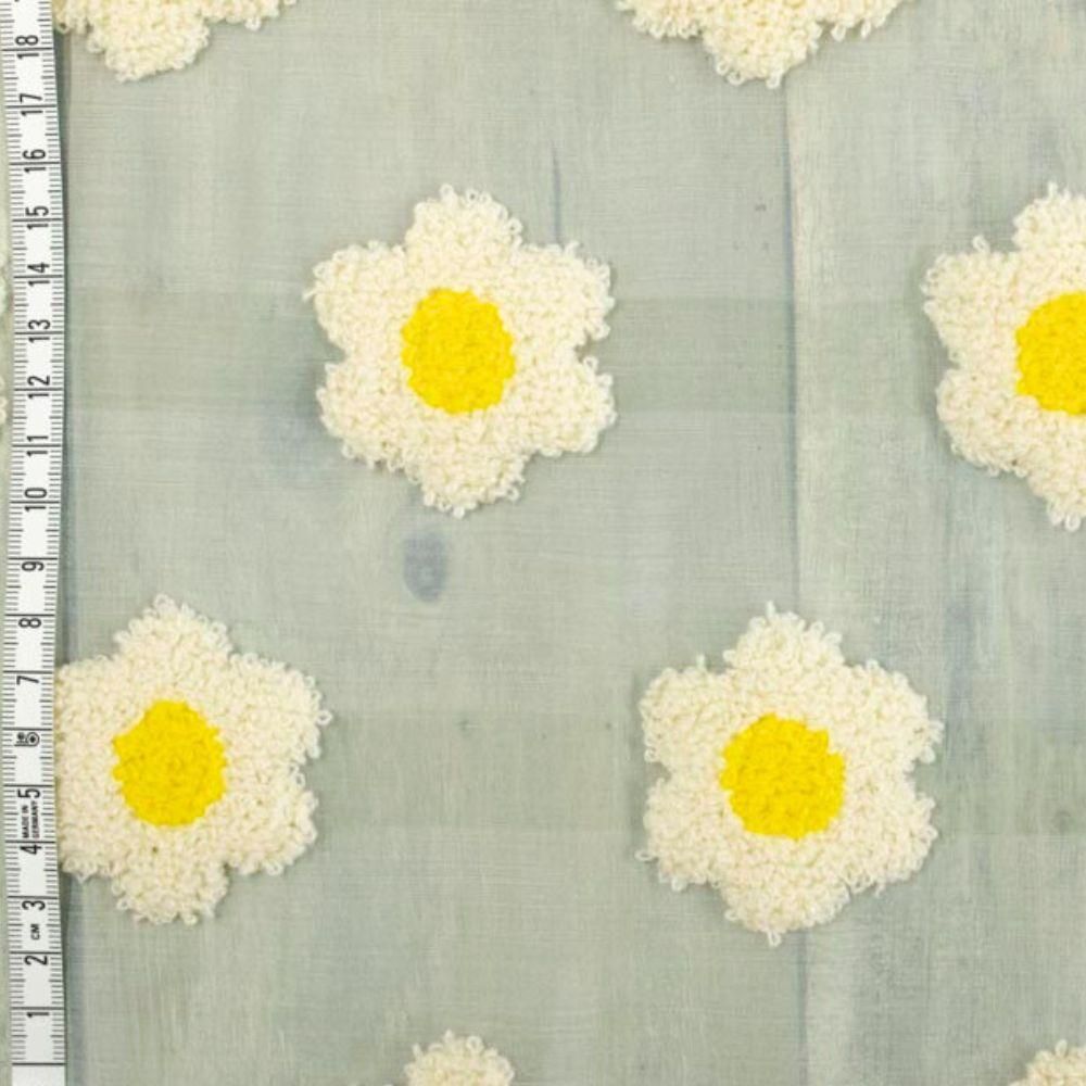 タフティング風刺繍] MOKO MOKO flower｜Embroidery｜モコモコ