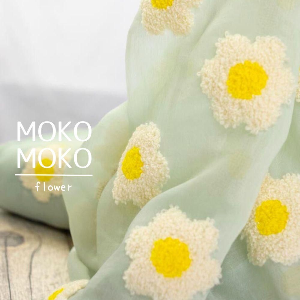 タフティング風刺繍] MOKO MOKO flower｜Embroidery｜モコモコ