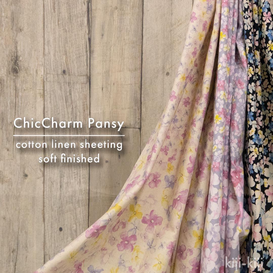 コットンリネン] ChicCharm Pansy｜シックチャームパンジー