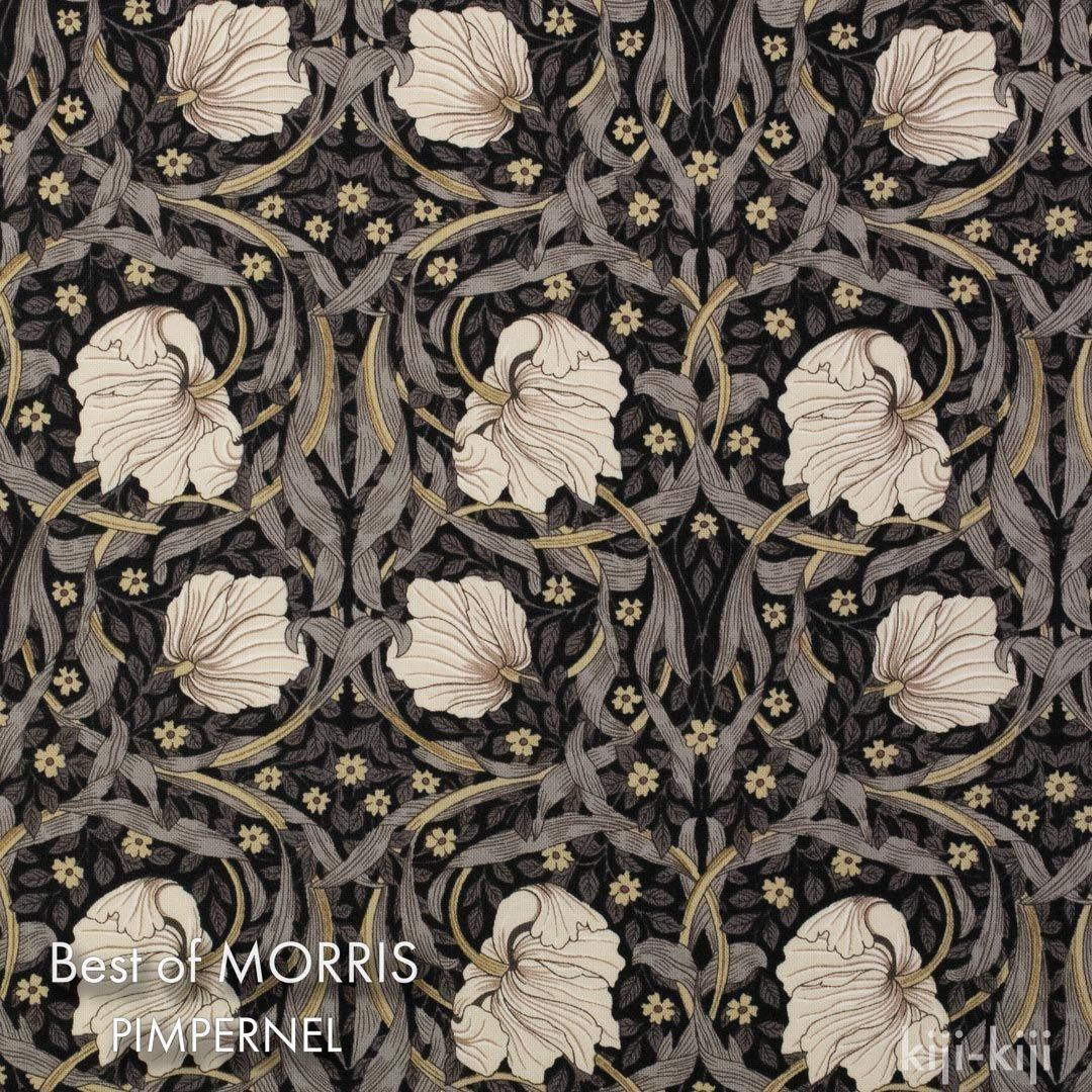 [ cotton sheeting ] moda BEST OF MORRIS | PIMPERNEL | EBONY SUITEåԥѥͥåܥˡ6186-PP-53