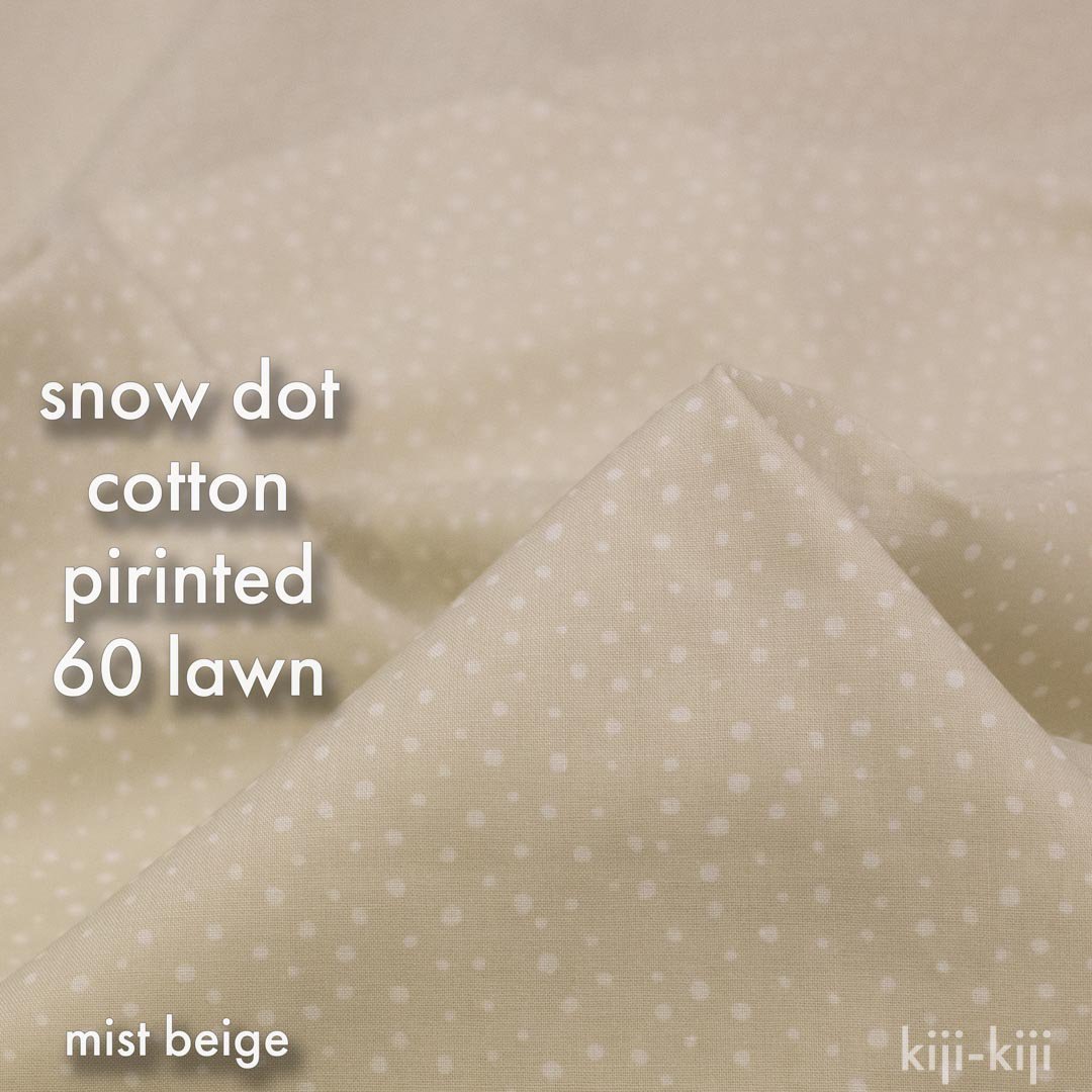 [ 60 ] Ρɥå60snow dot cotton pirinted 60 lawnåߥȥ١8135-5