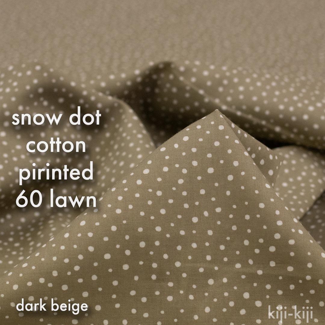 [ 60 ] Ρɥå60snow dot cotton pirinted 60 lawnå١8135-7