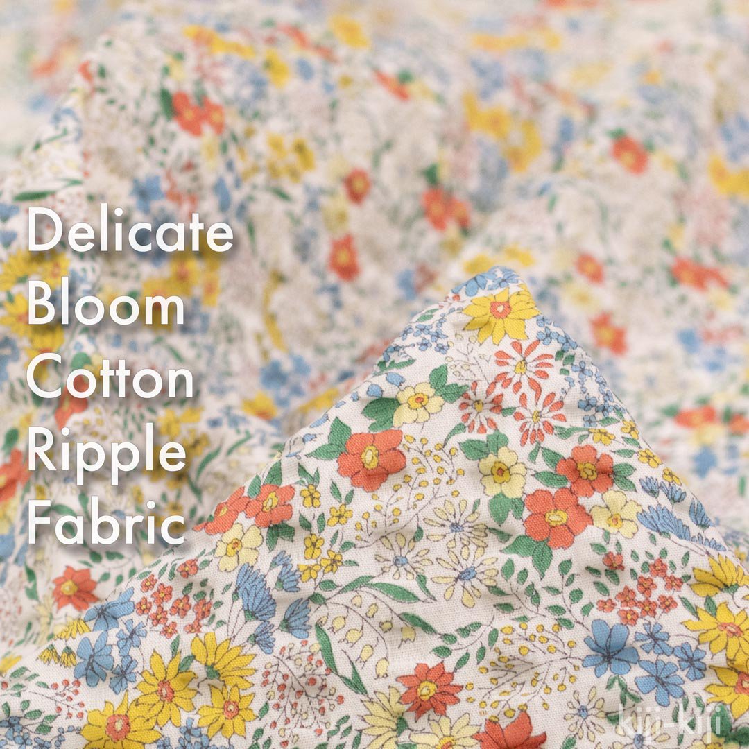 [ åȥåץ ] Delicate Bloom Cotton Ripple Fabricååץϡˢˢۡå9094-24