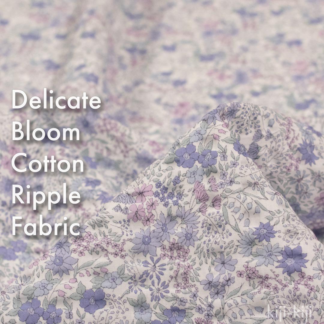 [ åȥåץ ] Delicate Bloom Cotton Ripple Fabricååץϡˢˢۡå٥9094-25