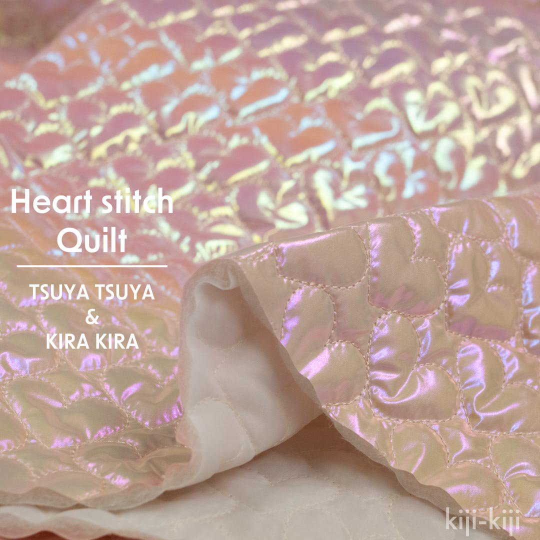 [ Quilting ] KIRA KIRA Heart stitch Quiltå饭ϡȥƥåȡ65cmҡåԥ󥯡9107-1