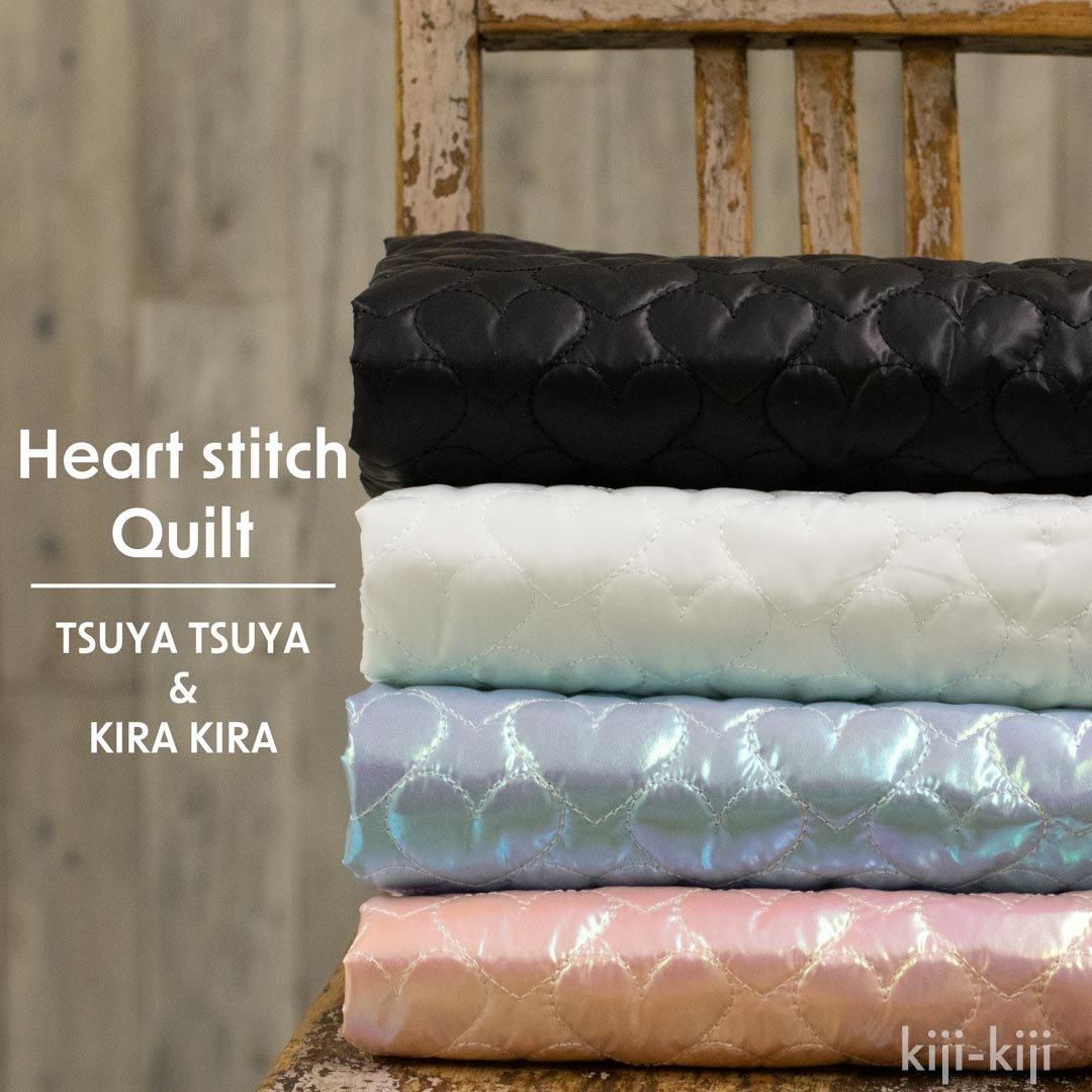 Quilting TSUYA TSUYA Heart stitch Quilt | キラキラハート Quilting TSUYA TSUYA Heart stitch Quilt | キラキラハート