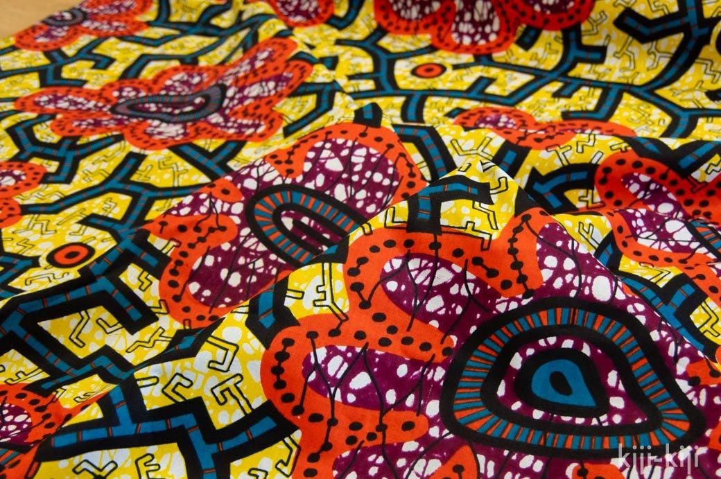 アフリカンプリント｜ワックスプリント｜African design print｜カラー