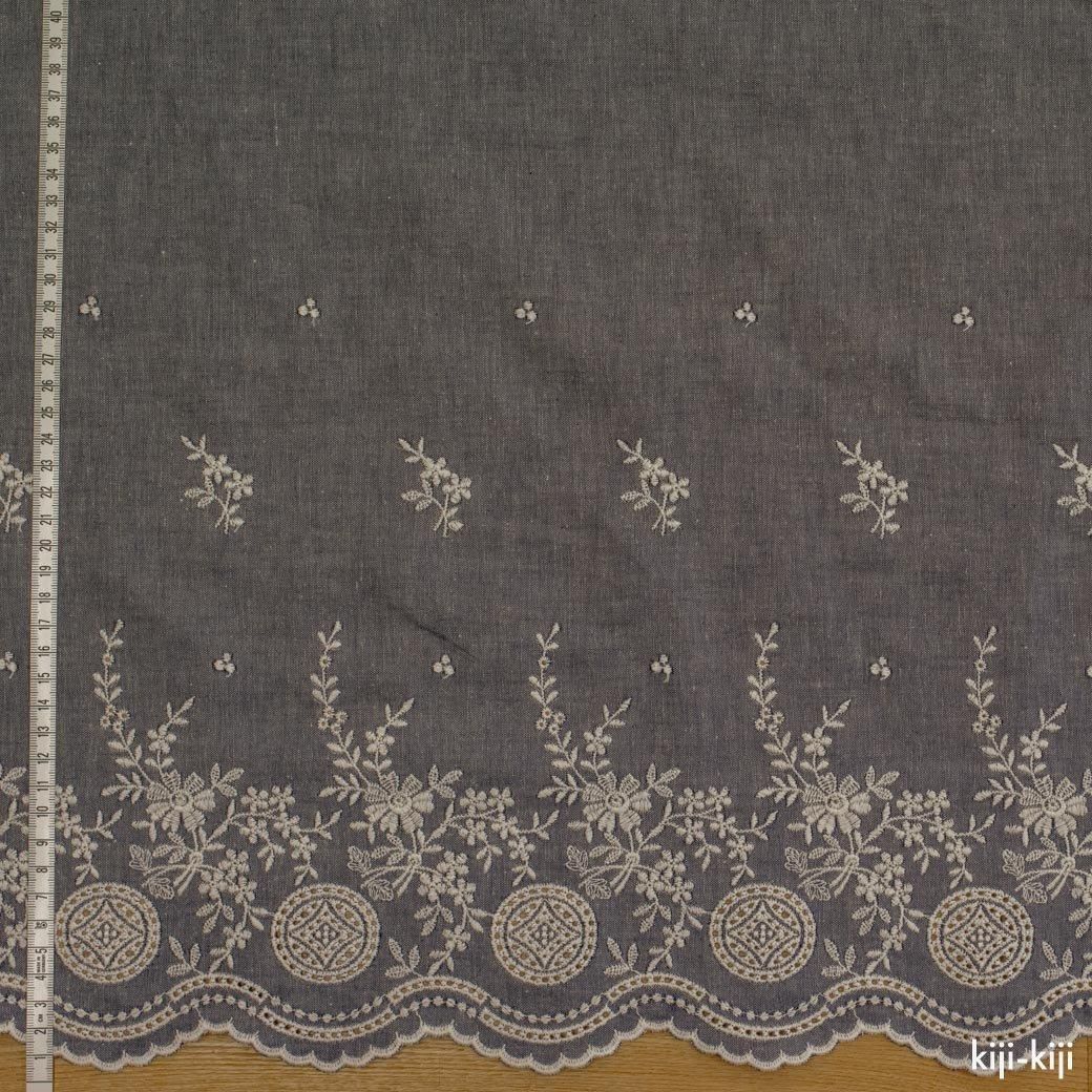 ☆スカラップレースについて☆ スカラップレース片耳｜ナチュラル - 【キジキジ】布・生地の