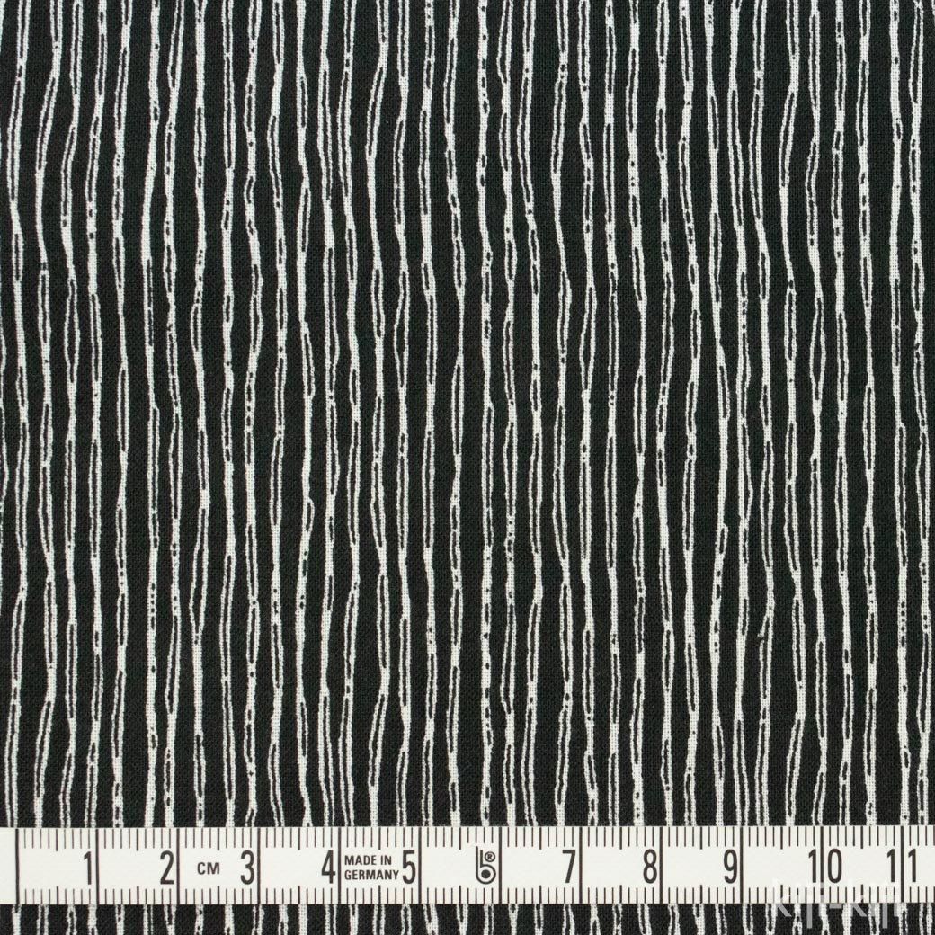 縞々しま コットン shima shima stripe | ホワイト - 【キジキジ】布・生地の