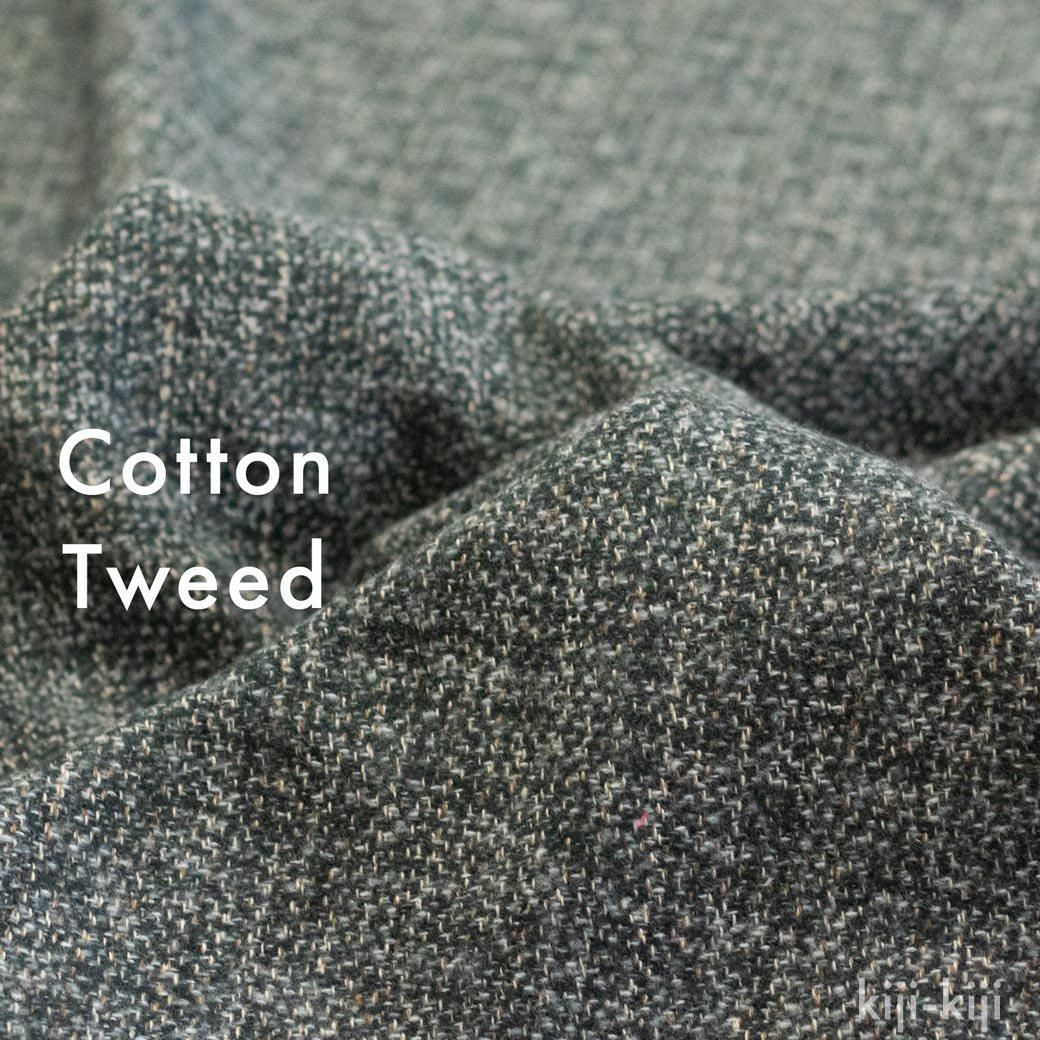 コットンミックスツイード | グレー - 【キジキジ】布・生地の通販
