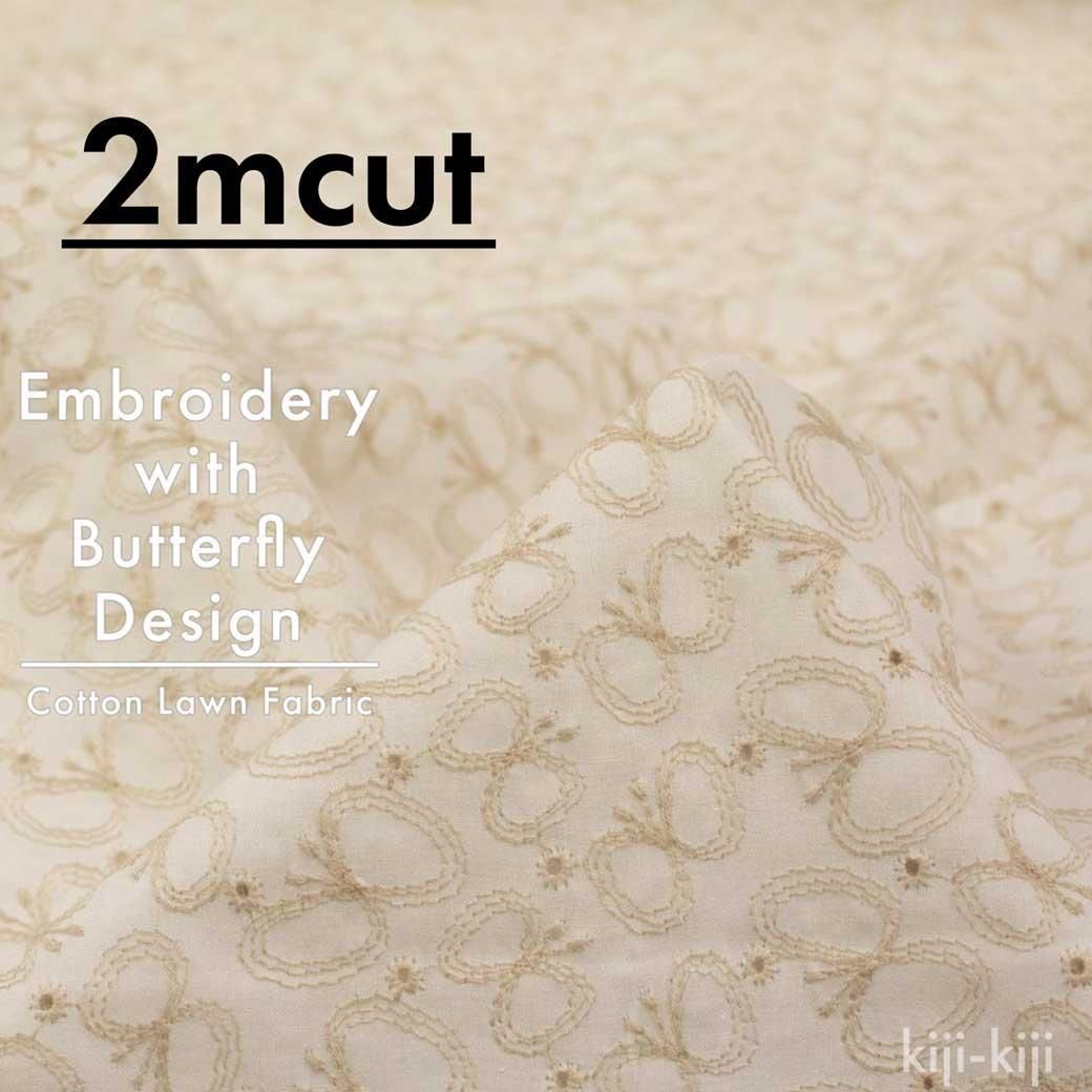 Embroidered lace コットンエンブロイダリーレース | 刺繍生地