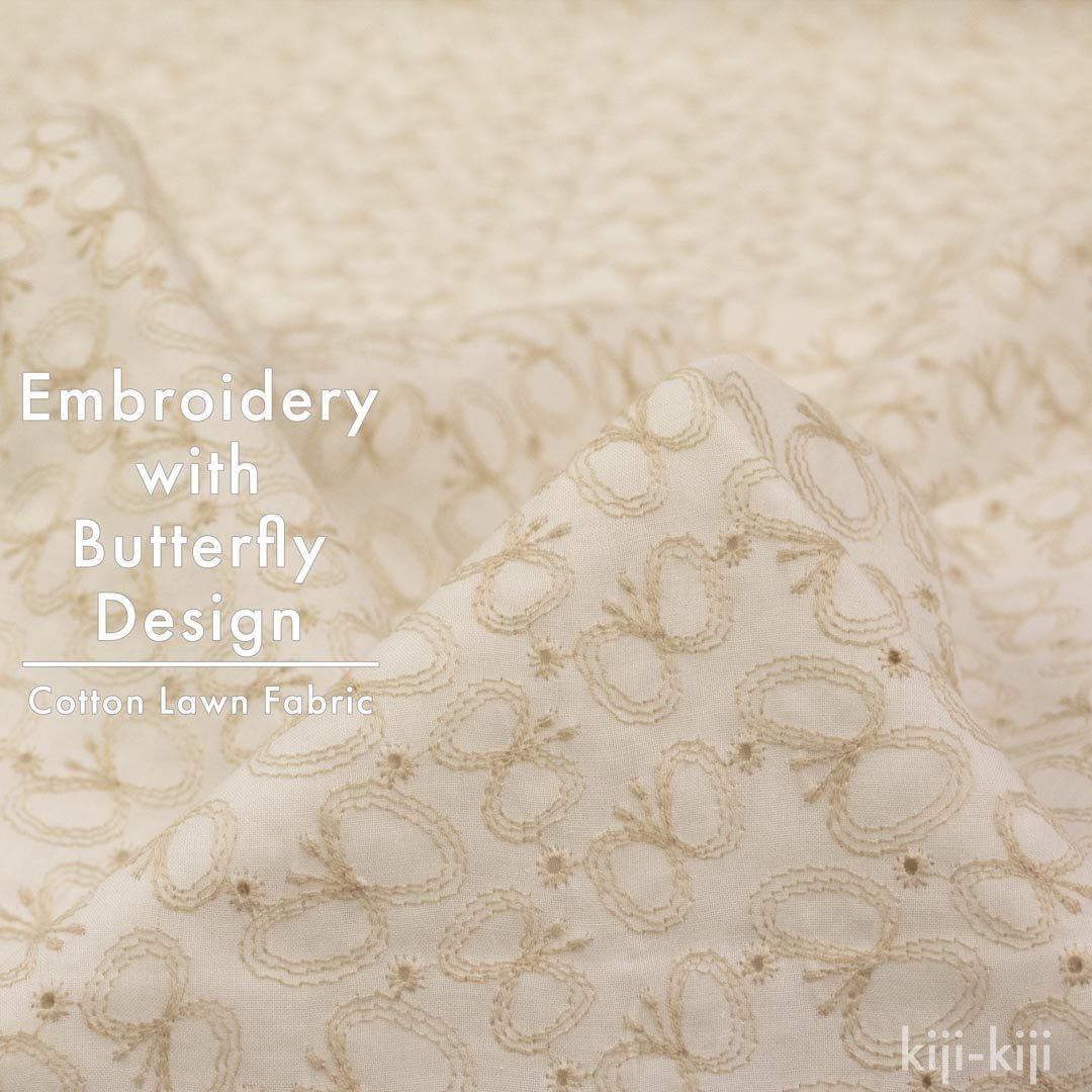 Embroidered lace コットンエンブロイダリーレース | 刺繍生地 Embroidered lace コットンエンブロイダリーレース | 刺繍生地