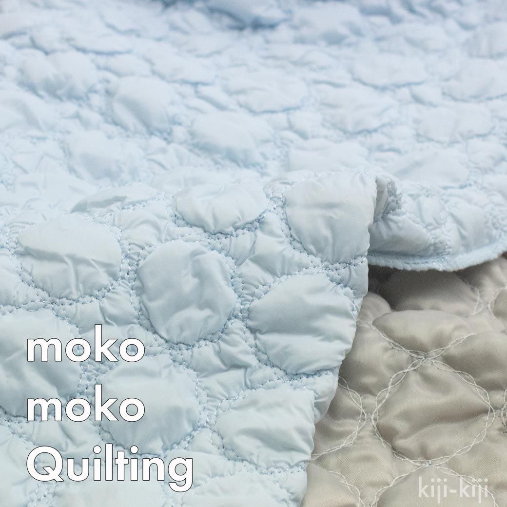 moko mokoキルティング | ドット柄 - 【キジキジ】布・生地の moko mokoキルティング | ドット柄 - 【キジキジ】布・生地の