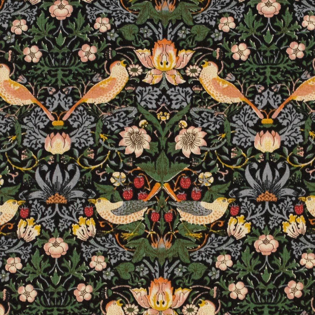 [ V&A William Morris ] Strawberry Thiefäťå󥰡BlackVA10001-E