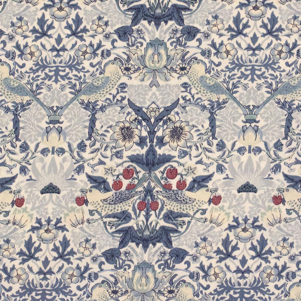 [ V&A William Morris ] Strawberry Thiefäťå󥰡Blue toneVA10001-H<img class='new_mark_img2' src='https://img.shop-pro.jp/img/new/icons5.gif' style='border:none;display:inline;margin:0px;padding:0px;width:auto;' />