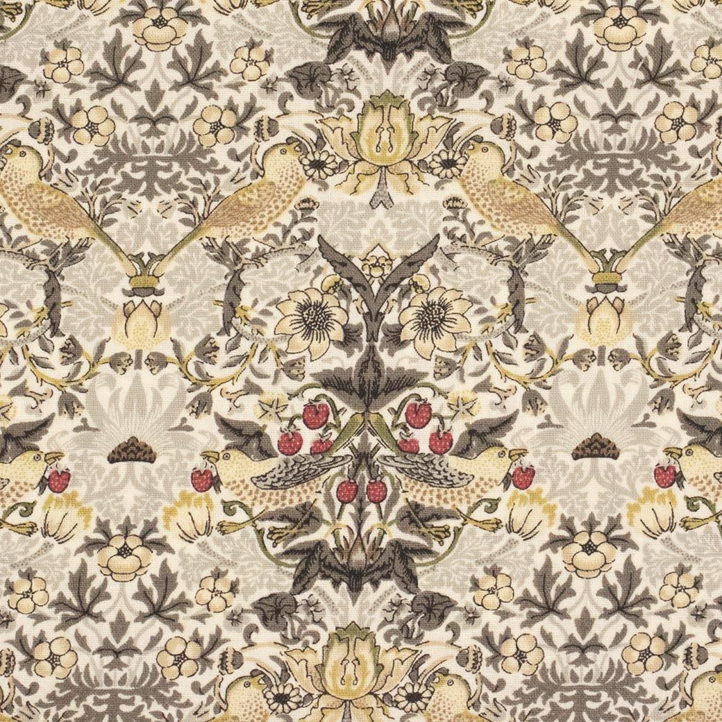 [ V&A William Morris ] Strawberry Thiefäťå󥰡Natural grayVA10001-I