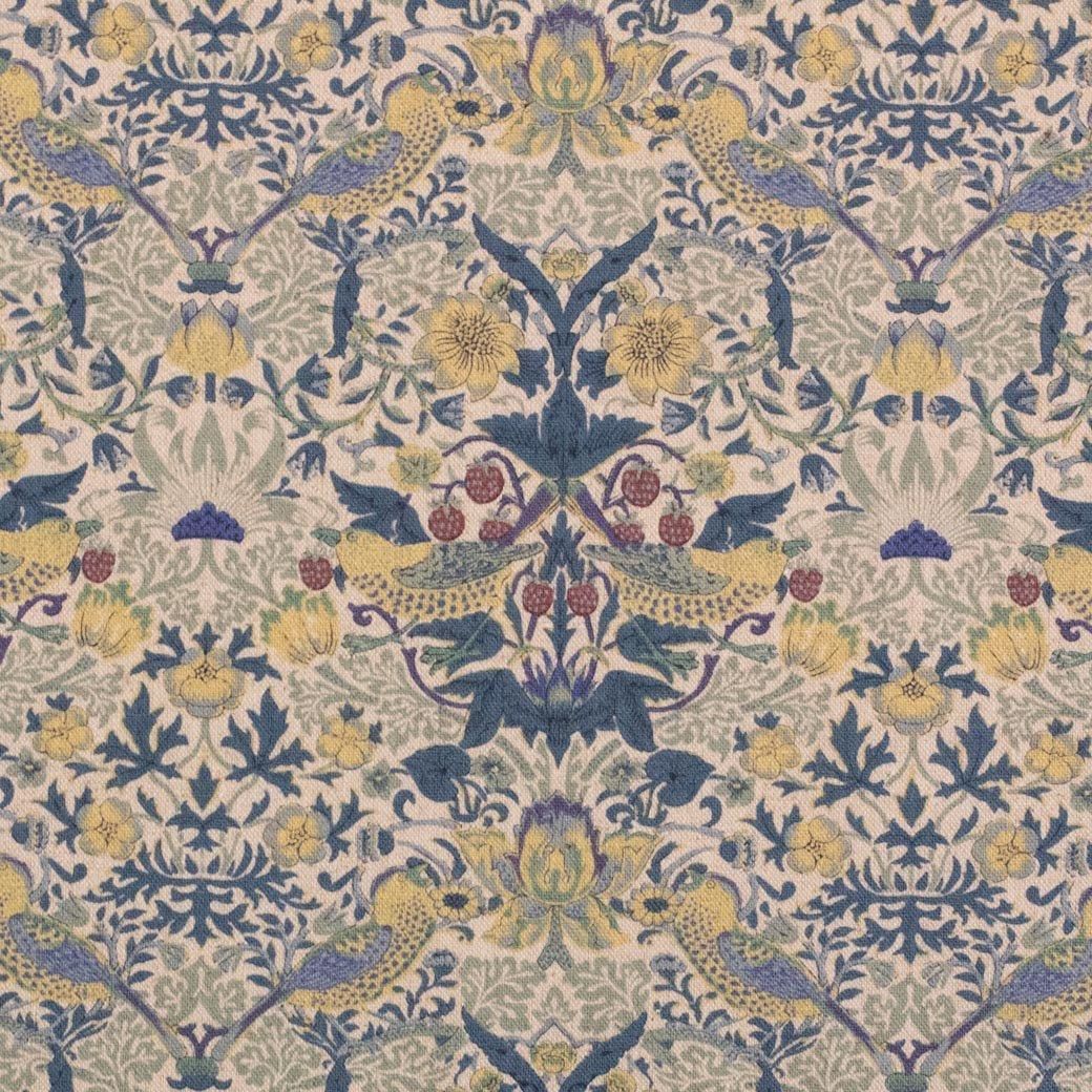 [ V&A William Morris ] Strawberry Thiefäť㥭ХNatural blueVA10018-B