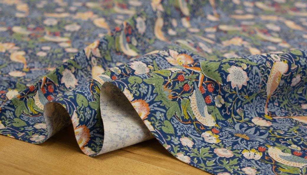 泥めんこ Ｃ まとめて19点 新品】ウィリアムモリス いちご泥棒 裏プリントコート ベージュ