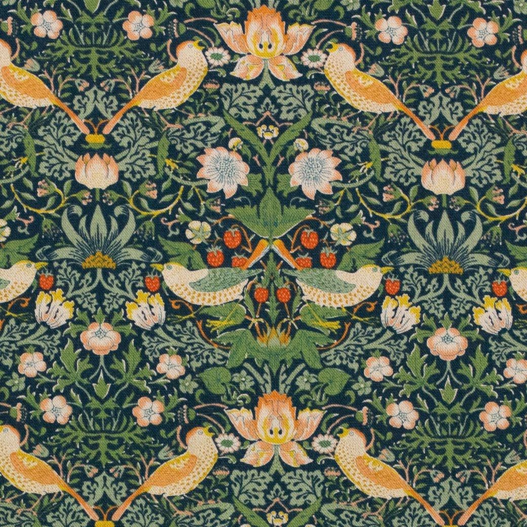 [ V&A William Morris ] Strawberry Thiefäť㥭ХForest greenVA10018-D