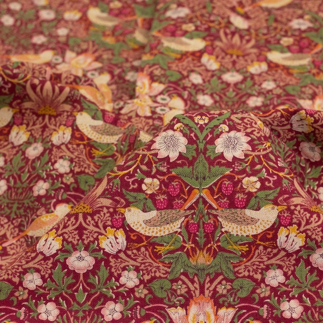 V&A William Morris | いちご泥棒 - 【キジキジ】布・生地の通販 V&A William Morris | いちご泥棒 - 【キジキジ】布・生地の通販