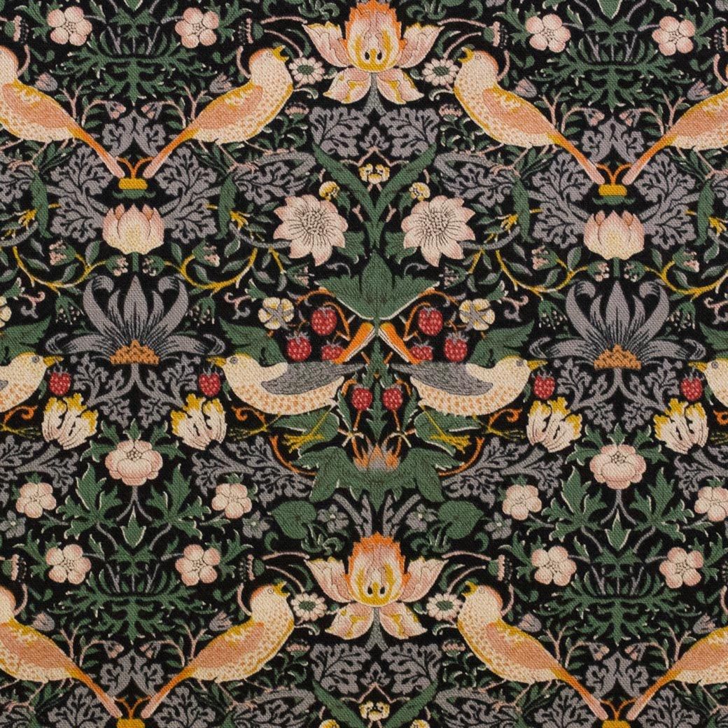 [ V&A William Morris ] Strawberry Thiefäť㥭ХBlackVA10018-F
