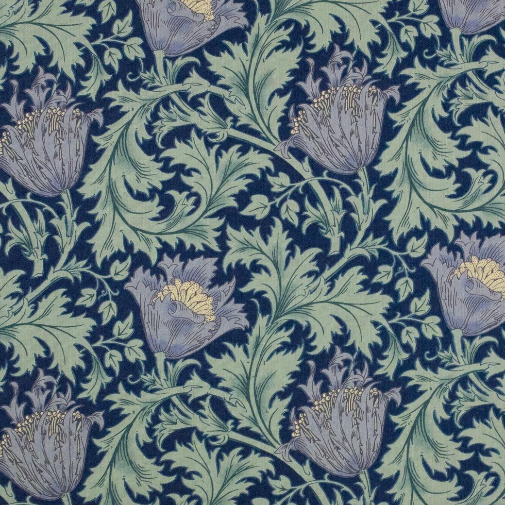[ V&A William Morris ] Anemoneåͥ͡å󥰡Navyva10002-E
