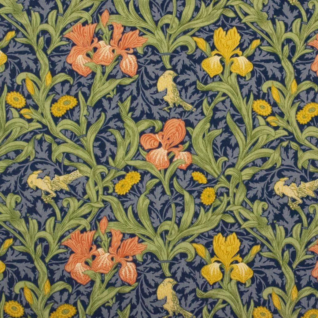 [ V&A William Morris ]Irisåꥹå󥰡navyva10025-A
