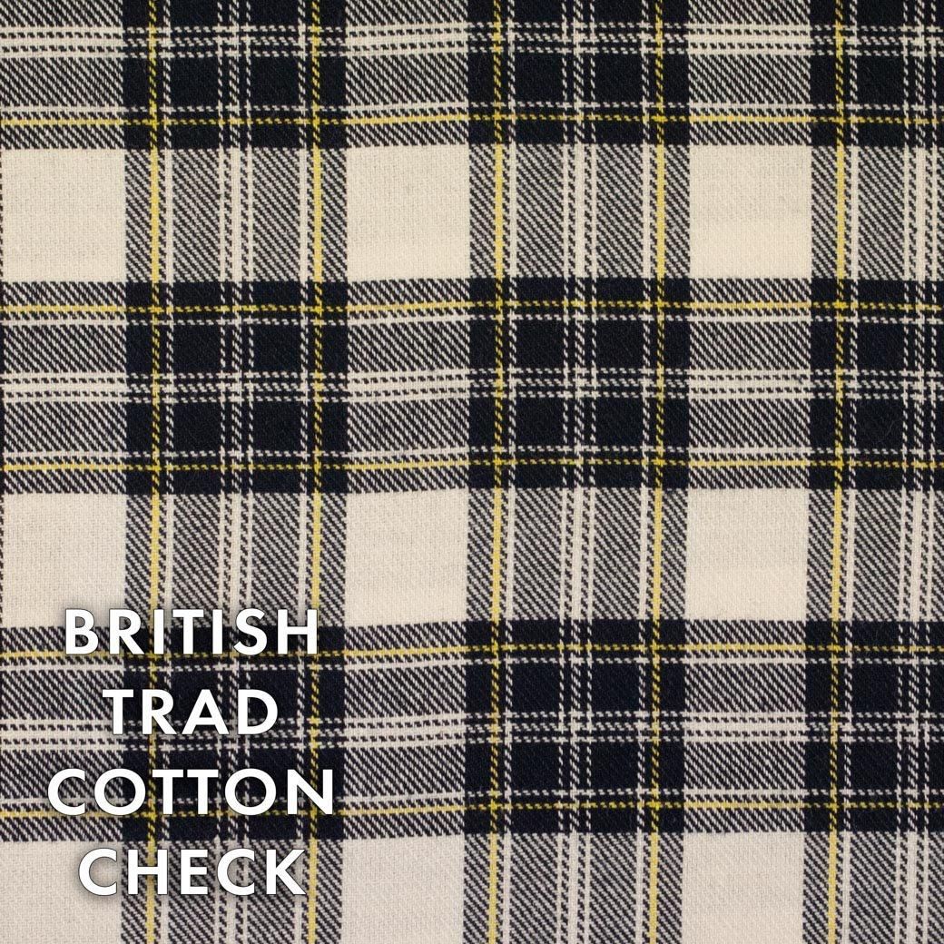 [ åȥ ] BRITISH TRAD CHECKå֥ƥåȥåɥå145cmҡ9298-4 ۥ磻ȥǥݥץͥӡ