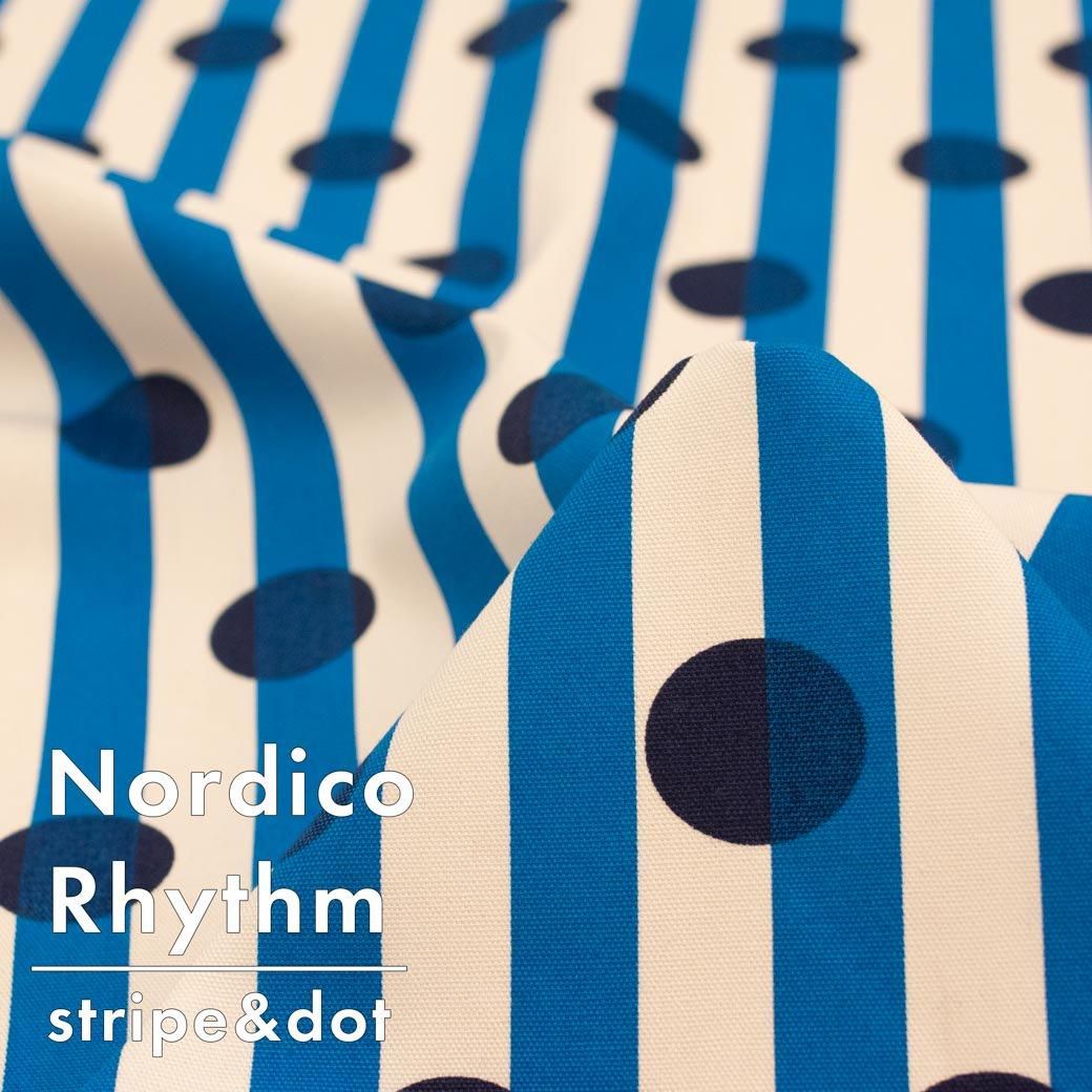 [ åȥ ] Nordico Rhythm-stripe&dotåΥǥꥺ-ȥ饤סɥåȡ9300-4 ֥롼ͥӡ