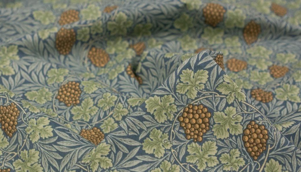 ウィリアム.モリスコレクション 「ヴァイン」 V&A William Morris | ハニーサックル - 【キジキジ】布・生地の