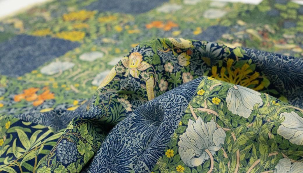 モリスモザイク｜シーチング | V&A - 【キジキジ】布・生地の