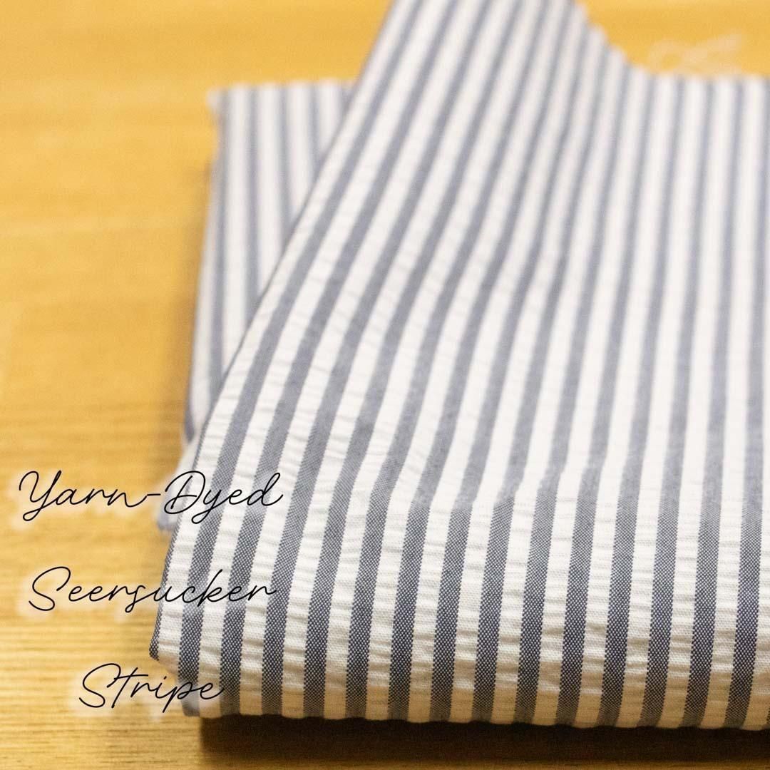 Yarn-Dyed Seersucker Stripe | 先染めサッカーストライプ