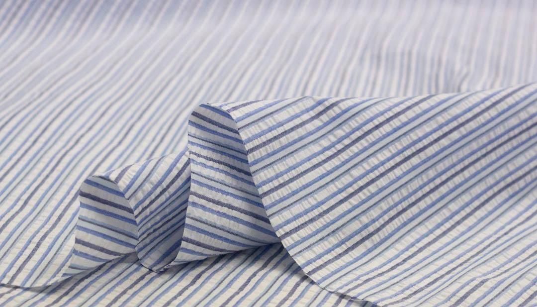 Yarn-Dyed Seersucker Stripe | 先染めサッカーストライプ