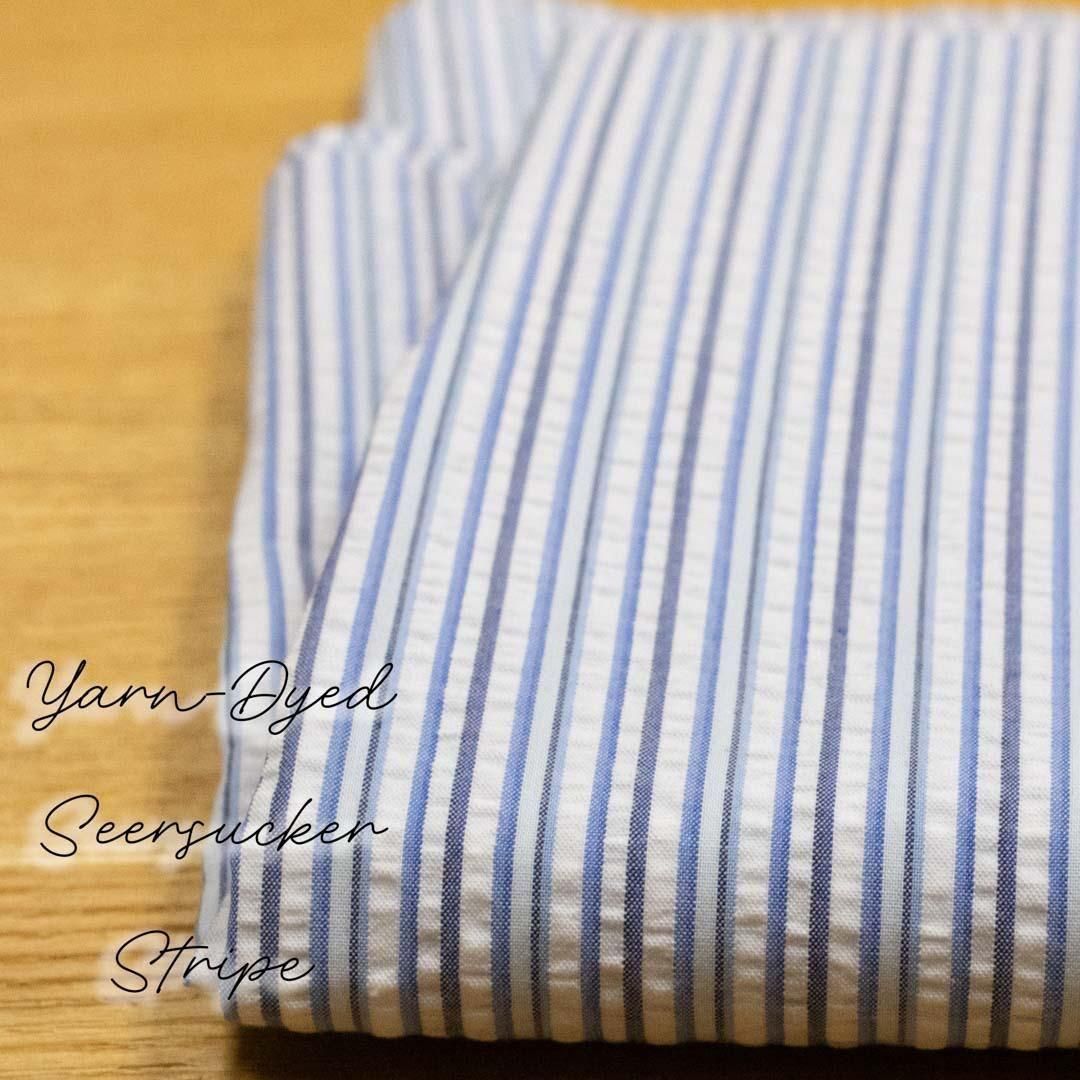 [ SALE ]Yarn-Dyed Seersucker Stripe᥵åȥ饤ס25095-5 ޥ֥롼