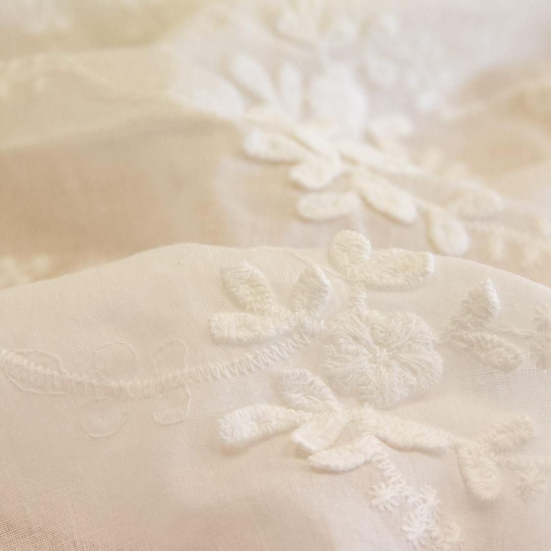 7/中頃再入荷予定 ]Layered Lace Embroidery｜レイヤードエン