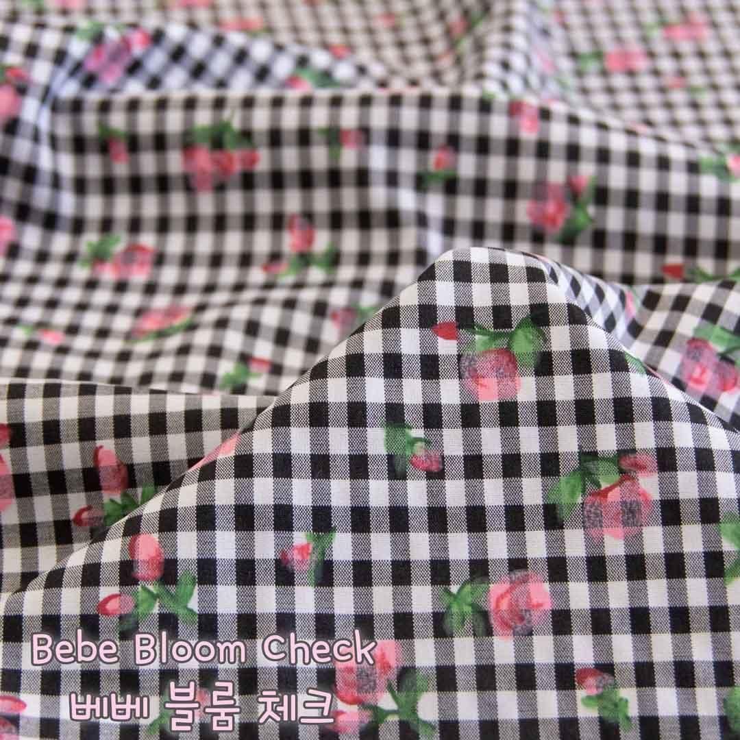 Bebe Bloom Check베베 블룸 체크ôڹǥåݥꥨƥ֥ɡ25097-4 ֥å