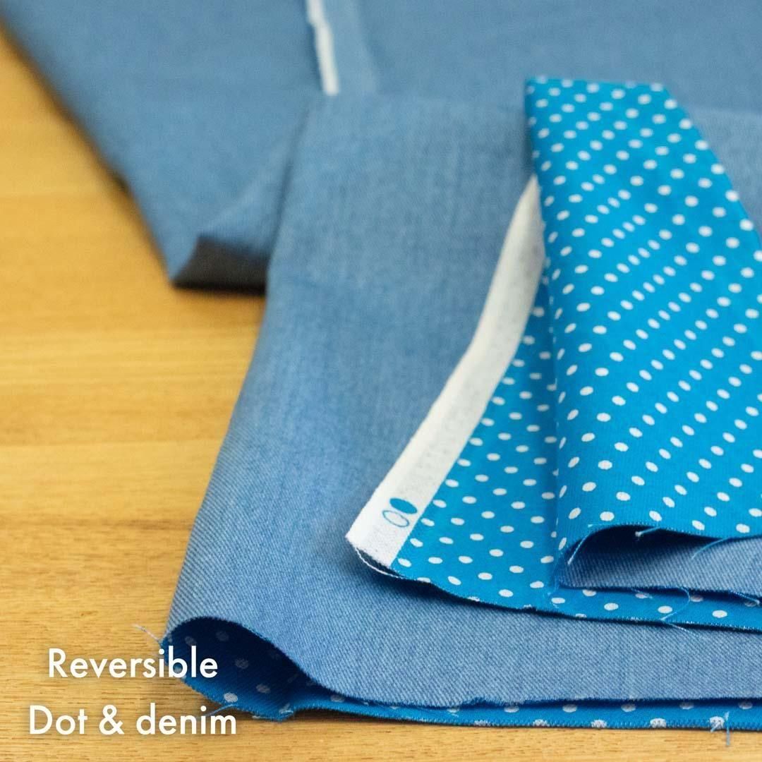 Reversible Denim & Dot åС֥ǥ˥ɥåȡåĥϡ25177-2 ǥץå<img class='new_mark_img2' src='https://img.shop-pro.jp/img/new/icons5.gif' style='border:none;display:inline;margin:0px;padding:0px;width:auto;' />