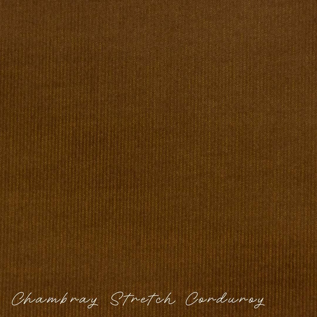 ֥졼ȥåǥChambray Stretch Corduroy25173-2 ֥饦ޥ