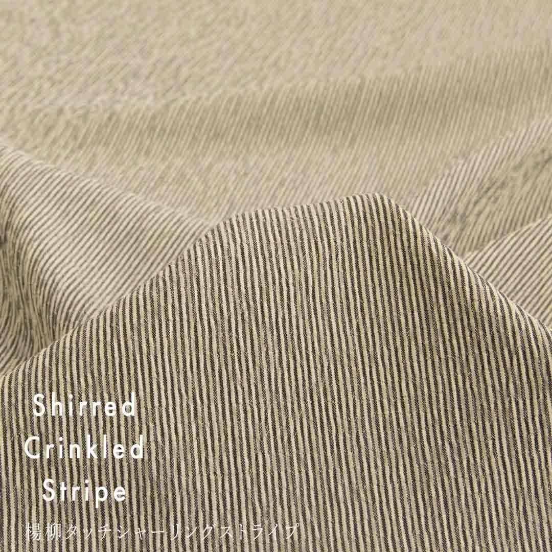㡼åȥ饤סShirred Crinkled Stripe145cmҡ25193-2 ֥å