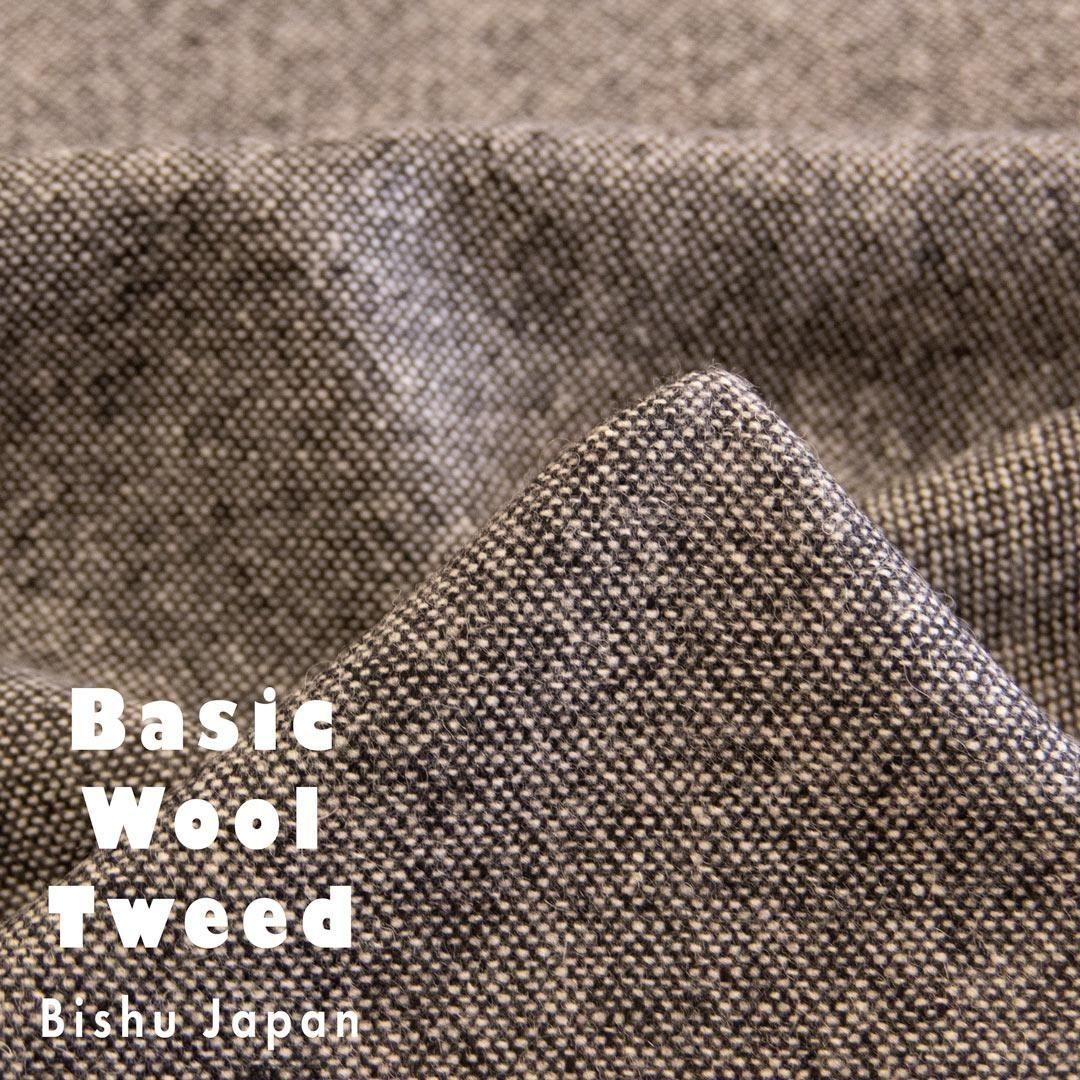 ǿ줿١åĥɡBASIC WOOL TWEED25202-9 ۥ磻ȥ֥å