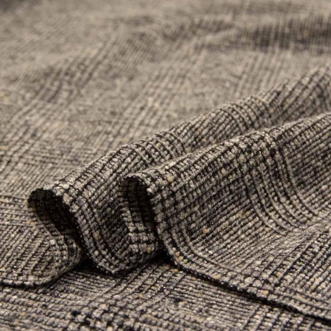 GQ1297◇UNIVERSAL PRODUCTS : グレンチェック ウール ウールカシミヤグレンチェック ショートコート