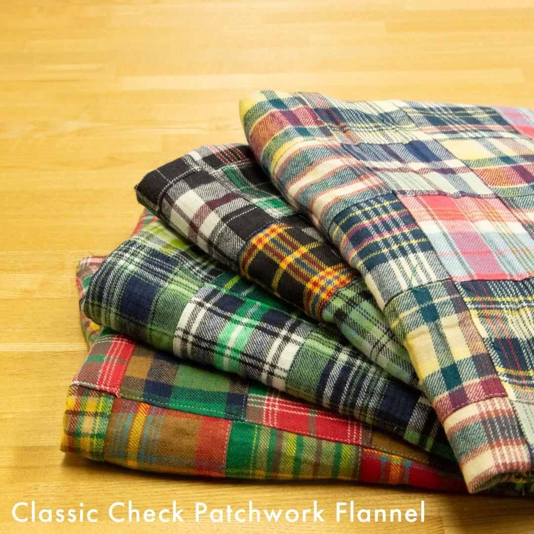 Classic Check Patchwork Flannel | パッチワーク - 【キジキジ】布