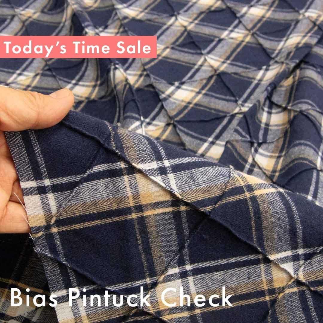 Bias Pintuck CheckåХԥ󥿥åå130cmҡ25224-2 ͥӡ